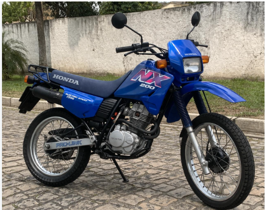 MOTOCICLETA HONDA/NX200 | ANO/MOD: 1996/1996 | DOM SILVÉRIO/ MG — Imagem